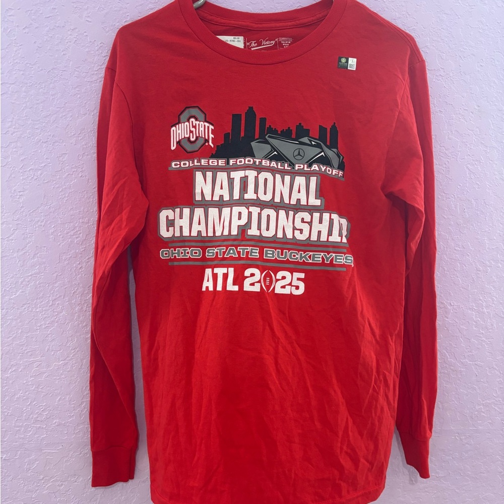 Ohio State Buckeyes Red Long Sleeve Kids Shirt